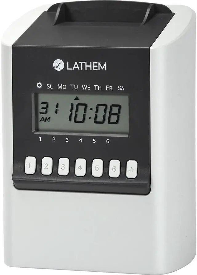 Alt view image 2 of 8 - Lathem  Electronic Time Clock 700E