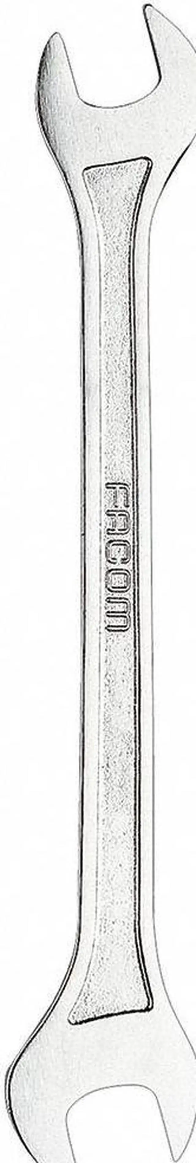 Alt view image 3 of 3 - FACOM FM-31.12X13 Open End Wrench, Satin, 12x13mm, 8-17/64 in