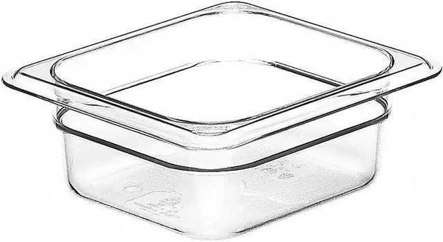 Alt view image 2 of 6 - CAMBRO CA62CW135 Food Pan, Sixth Size, Clear,PK6