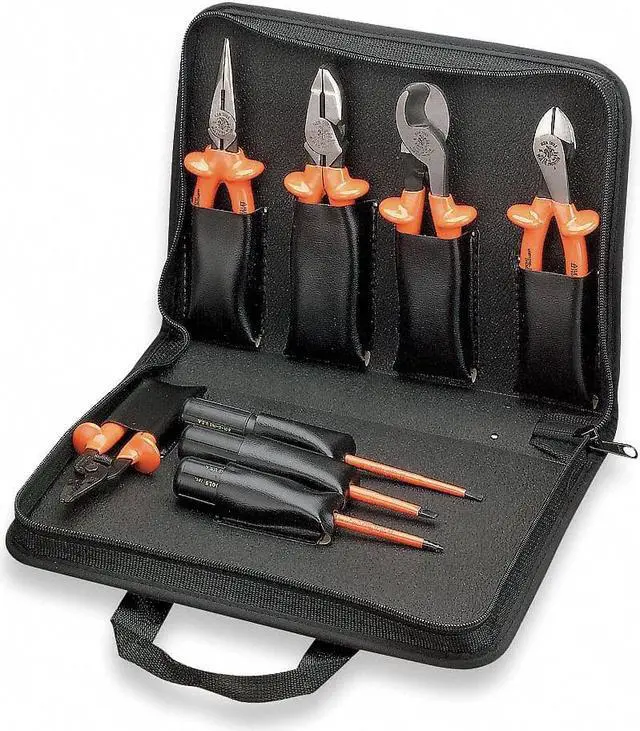 Alt view image 6 of 12 - KLEIN TOOLS 33526 Insulated Tool Set,8 pc.