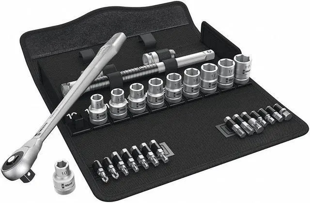 Main image of WERA 05004077001 1/2" Drive Ratchet Set Torx(R), Metric 28 Pieces 10 mm to 19