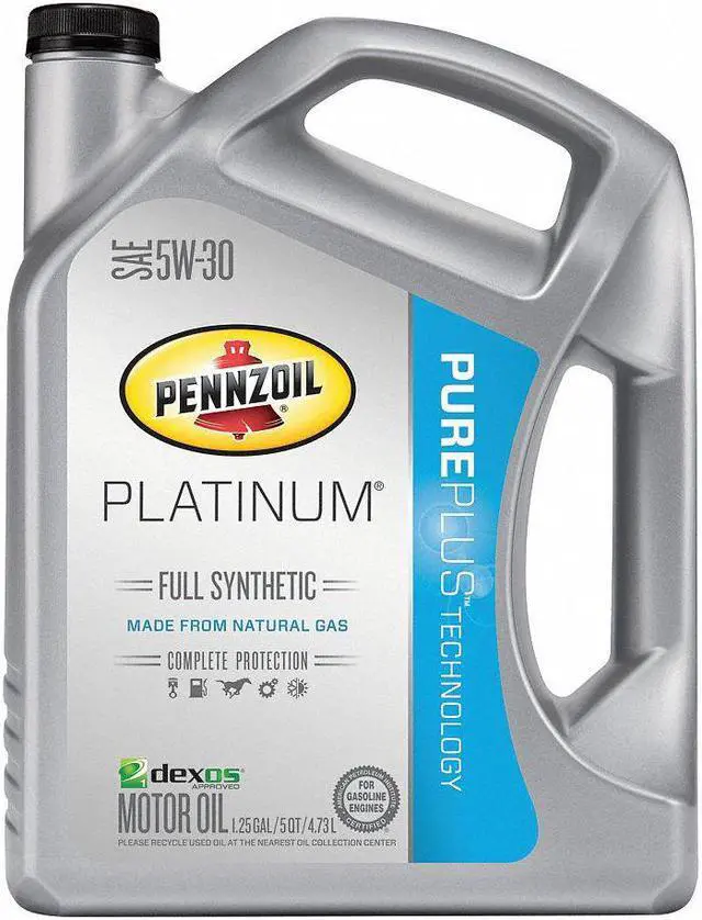 Main image of PENNZOIL 550046126 Engine Oil, 5W-30, Full Synthetic, 5 Qt.