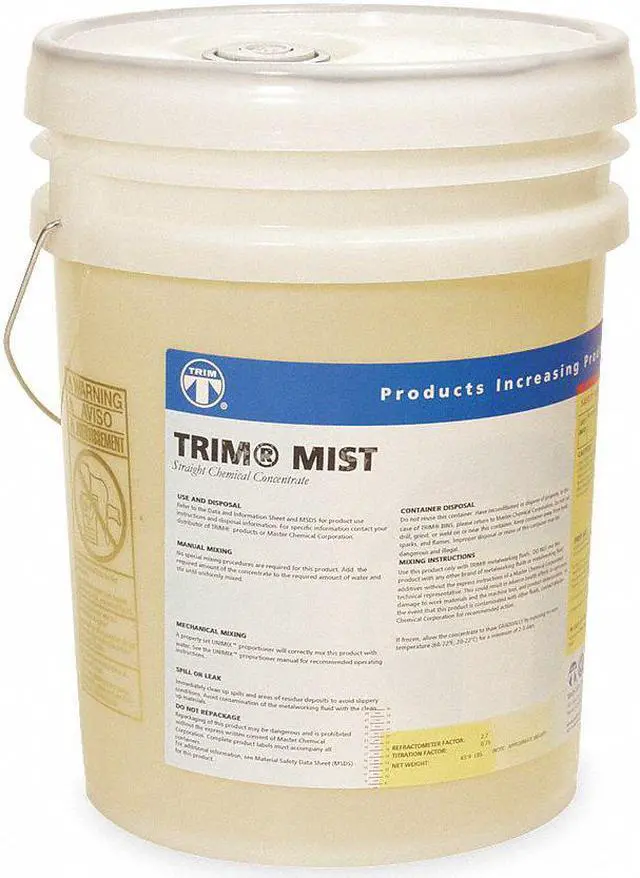 Alt view image 2 of 2 - TRIM MIST/5 Cutting Oil,5 gal,Bucket