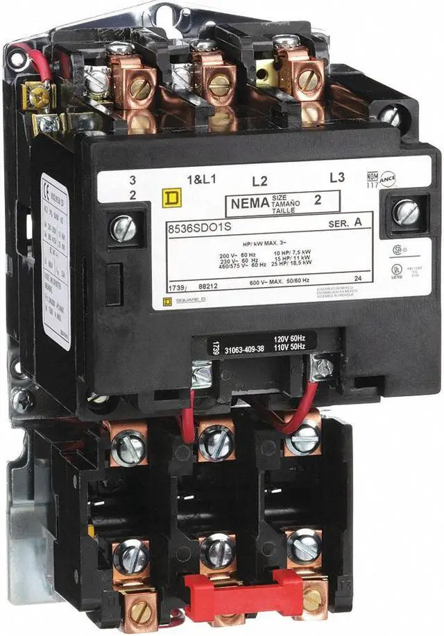 Alt view image 4 of 5 - SQUARE D 8536SDO1V02S Nonreversing Magnetic Motor Starter, No Enclosure NEMA