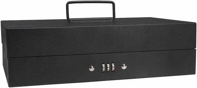 Alt view image 2 of 13 - BARSKA CB11794 Cash Box,Compartments 10,3 in. H