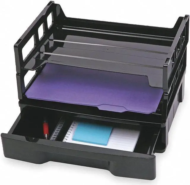 Alt view image 3 of 8 - Officemate File Holder,Letter,2 Horiz.,1 Drawer  26094