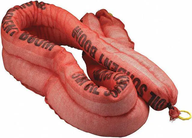 Alt view image 2 of 3 - Absorbent Boom,Petroleum,10 ft. L,PK4 3M T-270