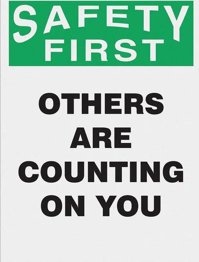 Main image of ACCUFORM SP124505L Poster,Safety First Others,18 x 24 In.