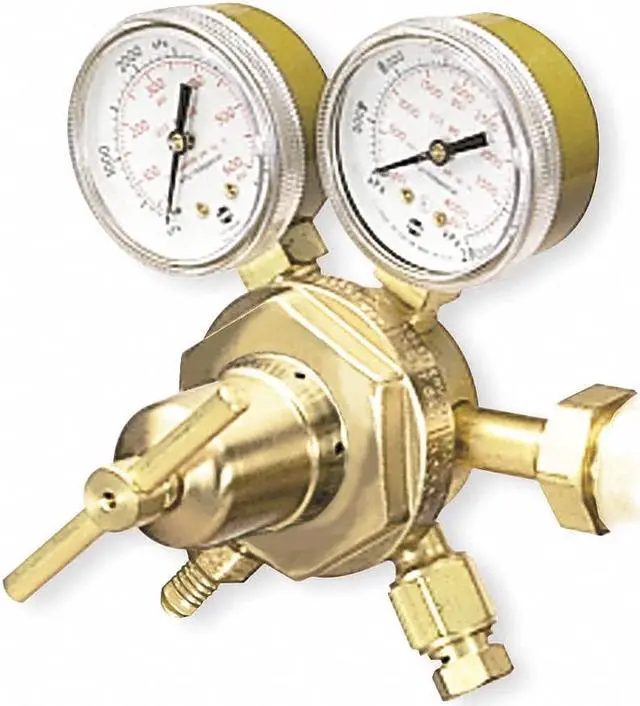 Alt view image 2 of 3 - VICTOR 0781-9135 Gas Regulator, Single Stage, CGA-580, 500 psi, Use With: Inert