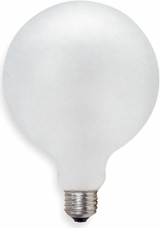 Alt view image 3 of 3 - GE 36193 - 75G40/W G40 Decor Globe Light Bulb