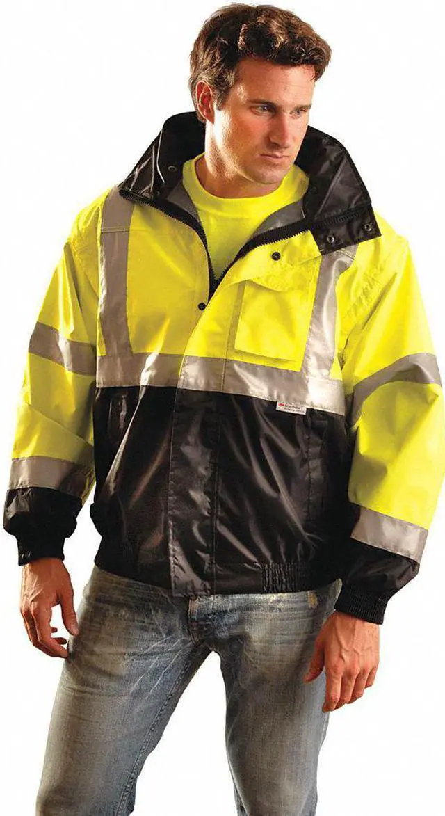 Main image of OCCUNOMIX LUX-TJBJ-BYXL Men's Yellow Polyester Jacket size XL