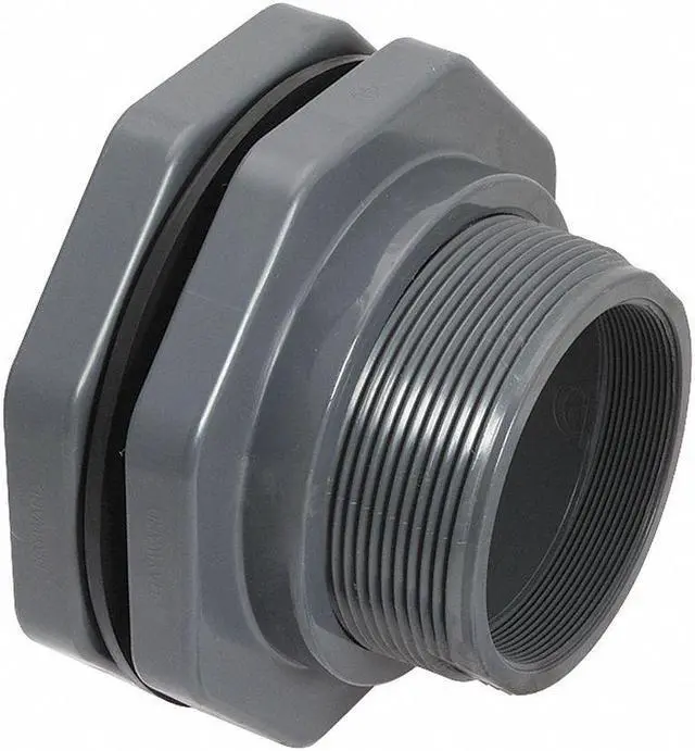 Alt view image 2 of 3 - HAYWARD BFA1007TES 3/4" Bulkhead Fitting, FNPT x FNPT