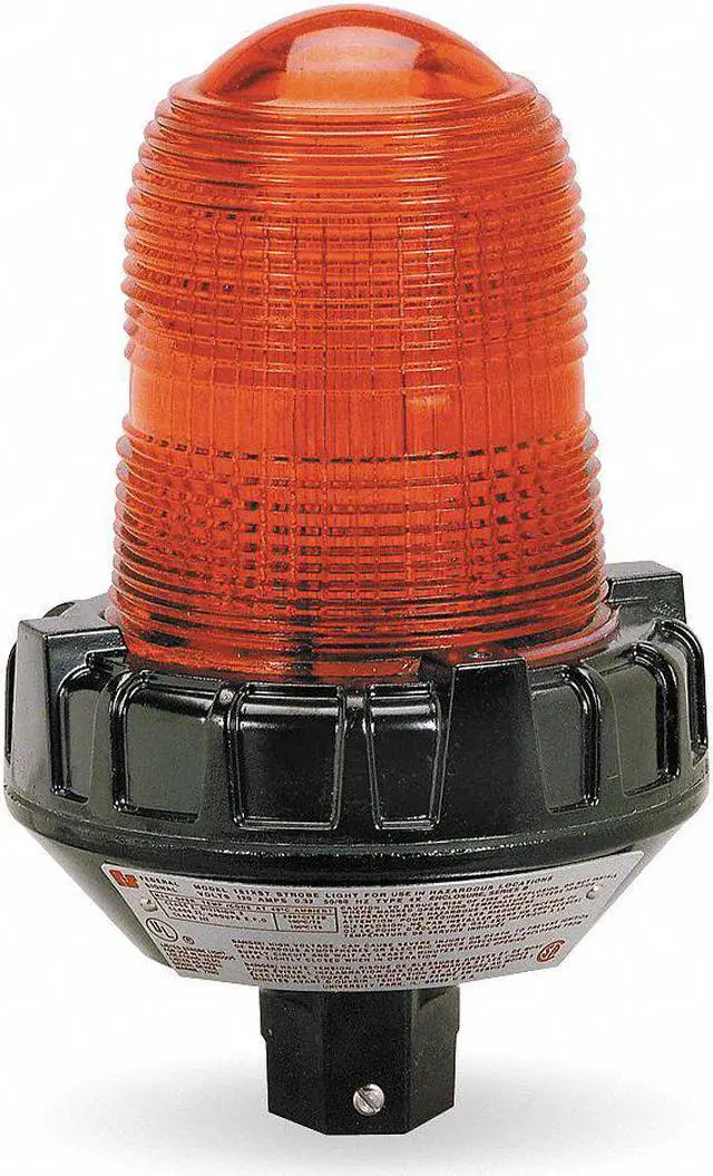 Main image of Federal Signal Hazardous Warning Light,LED,Amber HAWA 191XL-120-240A