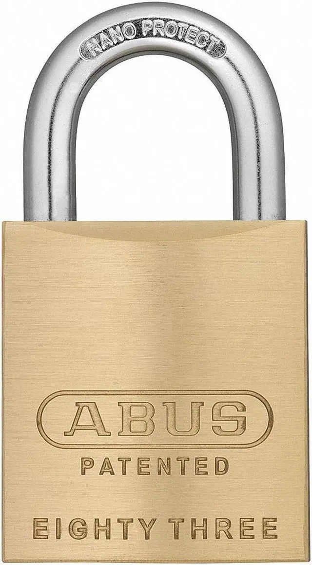 Alt view image 2 of 2 - ABUS 83/45 RK KD-700 Padlock, Keyed Different, Standard Shackle, Square Brass