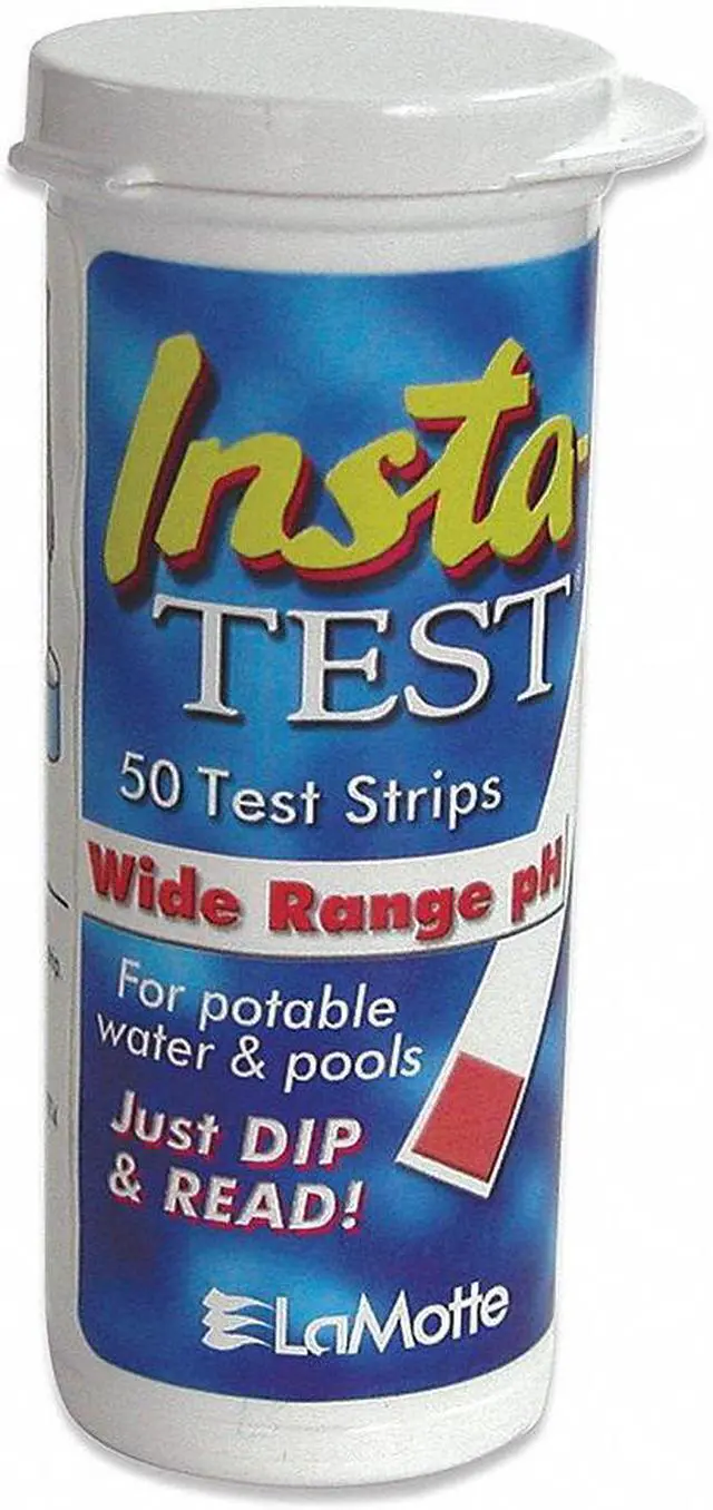 Main image of LAMOTTE 2974 Test Strip,Wide Range pH,4 to 10,PK50
