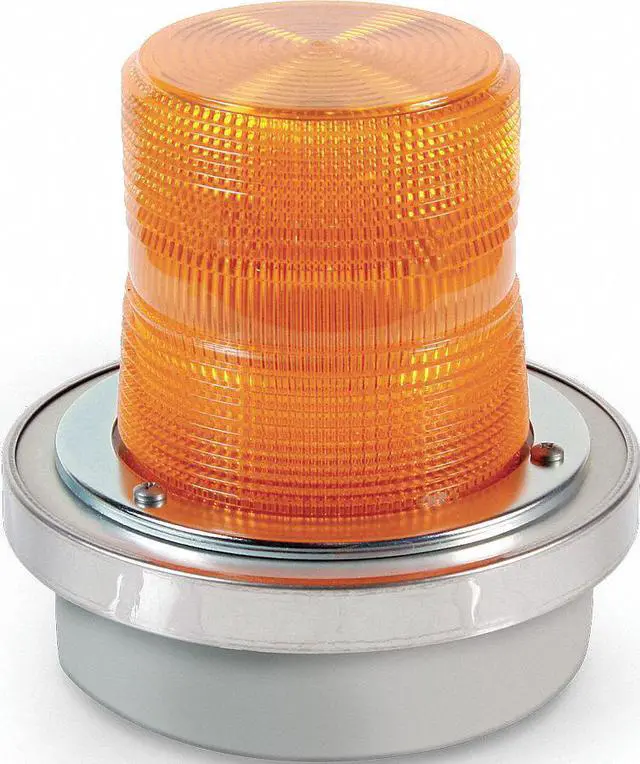 Alt view image 3 of 4 - Edwards Signaling Warning Light,40W Halogen,Amber,65 FPM HAWA 50A-N5-40WH