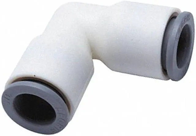 Main image of PARKER 6302 08 00WP2 Push-Fit Elbow Fitting, 5/16 in Tube Size, Bio-Based