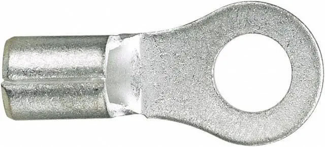 Main image of PANDUIT P14-6R-C 16-14 AWG Non-Insulated Ring Terminal #6 Stud PK100