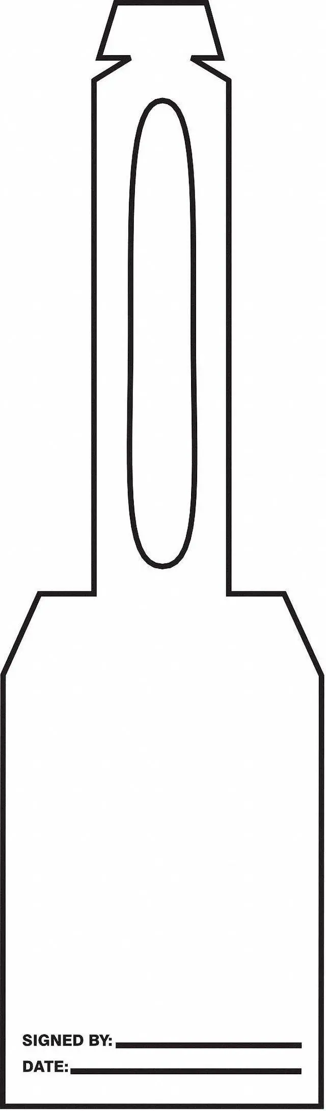 Main image of ACCUFORM TAL370 Blank Tag,5-1/4 x 3-1/4 In,Wht,PK25