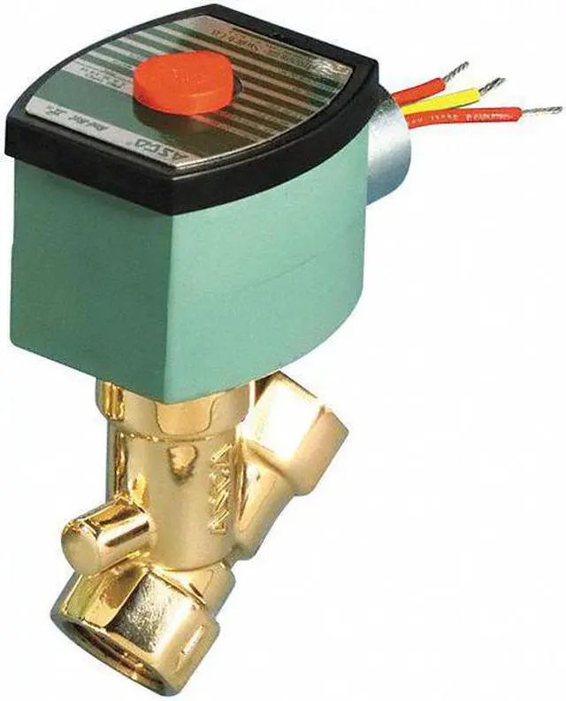 Alt view image 2 of 4 - ASCO 8030G016 120V AC Brass Solenoid Valve, Normally Closed, 1/2 in Pipe Size