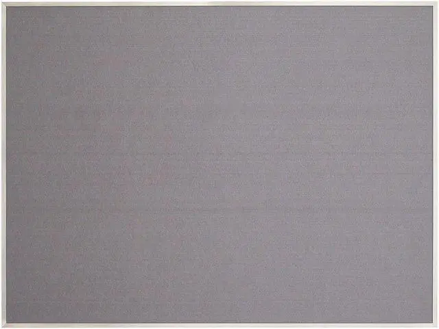 Main image of UNITED VISUAL PRODUCTS UV642AEZ-GREY-SATIN Fabric Bulletin Board 36"H x 48"W