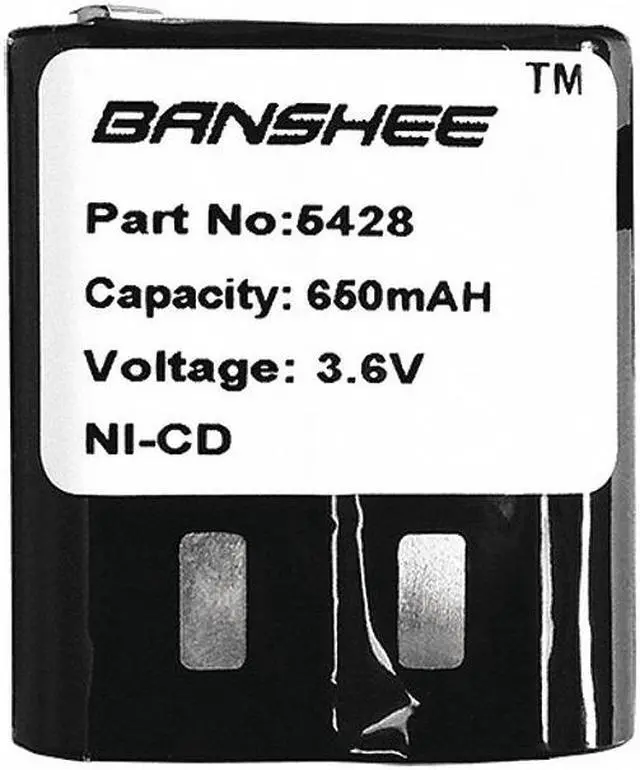 Alt view image 4 of 4 - 3.6V 650mAh Ni-CD Battery for MOTOROLA 53615 HKNN4002 Talkabout T5000 T6000