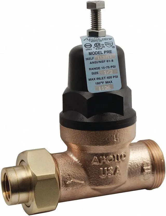 Main image of APOLLO VALVES 36ELF10401T Water Pressure Reducing Valve,3/4 In.