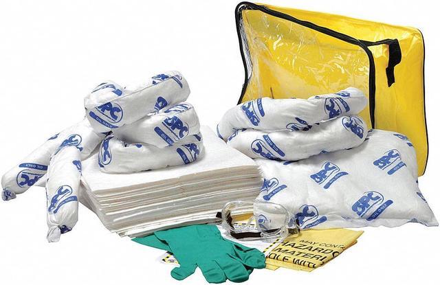 Main image of BRADY SPC ABSORBENTS SKO-CFB Spill Kit, Oil-Based Liquids, Clear/Ylw