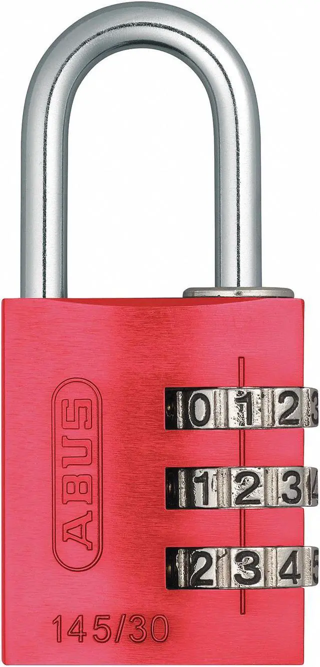 Main image of Abus Combination Padlock, Resettable Side-Dial Location, 1" Shackle Height