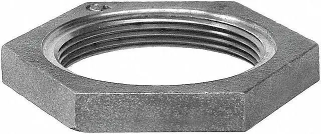 Alt view image 2 of 4 - Hex Locknut, 3 In, NPT, Black Iron