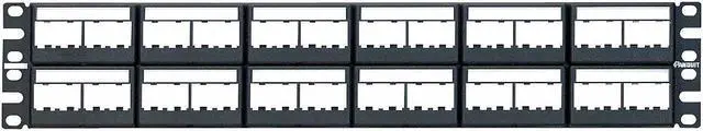 Alt view image 2 of 9 - PANDUIT CPPL48WBLY Patch Panel,Mini-Com,Rack Mt,48 Port