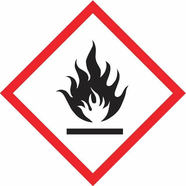 Main image of ACCUFORM LZH601EV5 Label,Flame,1x1 In,Poly,500 Roll