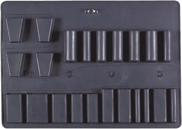 Main image of PLATT C PALLET Storage Case Set, 17-1/4x12-1/4x1/2, Black