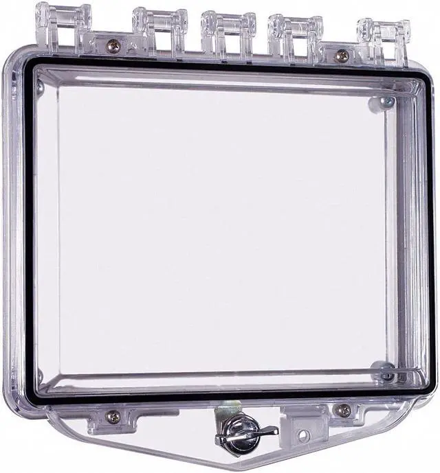 Main image of Safety Technology International Enclosure, Open, Clear, Flush, Thumb Lock