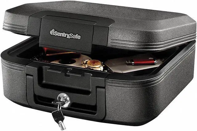 Alt view image 5 of 11 - SentrySafe - CFW20201 - 15-2/5 x 14 1/3 in x 6-3/5 Fire Safe, Gray; Holds Paper, Valuables, USB Drives, CD's, DVD's and