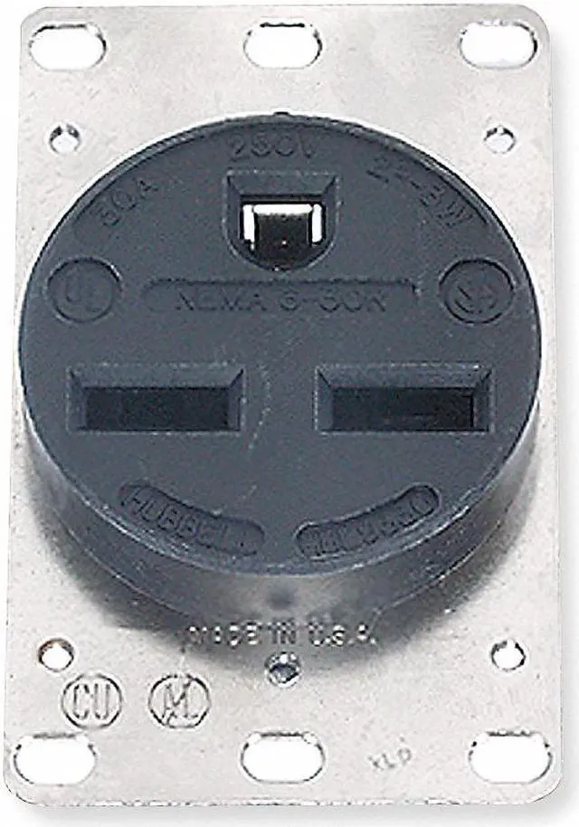 Main image of HUBBELL WIRING DEVICE-KELLEMS HBL9330 Straight Blade Receptacle, 6-30R, 30 A,