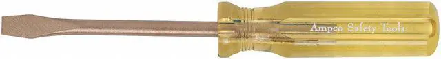 Alt view image 2 of 2 - AMPCO SAFETY TOOLS S-35 Non-Sparking Slotted Screwdriver 5/32 in Round