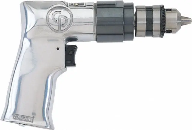 Main image of Chicago Pneumatic Drill,Air-Powered,Pistol Grip,3/8 in  CP785