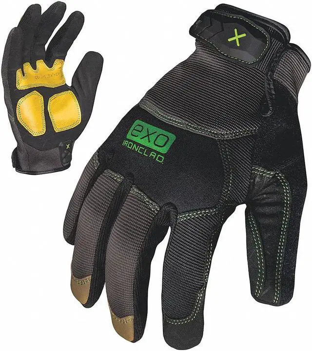 Alt view image 2 of 3 - IRONCLAD PERFORMANCE WEAR EXO2-MLR-02-S EXO Mechanics Gloves, Genuine Leather