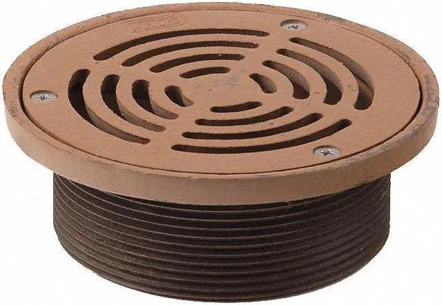 Alt view image 2 of 2 - SMITH LIGHT COMMERCIAL 210-10 5-3/4 " cast iron Adjustable Floor Drain Strainer