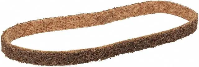 Alt view image 2 of 2 - SCOTCH-BRITE 61500072709 Sanding Belt, 1/2 in W, 18 in L, Non-Woven, Aluminum