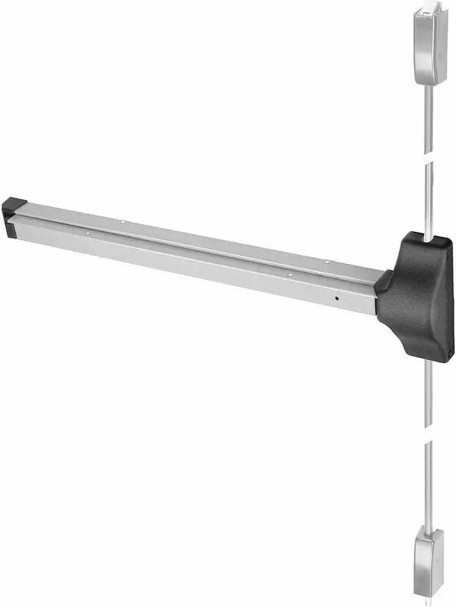 Main image of ASSA ABLOY ACCENTRA 1810F-36-689 Surface Vertical Rod,Grade 1,36In,Alum.