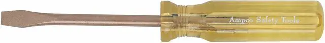 Main image of AMPCO SAFETY TOOLS S-36 Non-Sparking Slotted Screwdriver 5/32 in Round