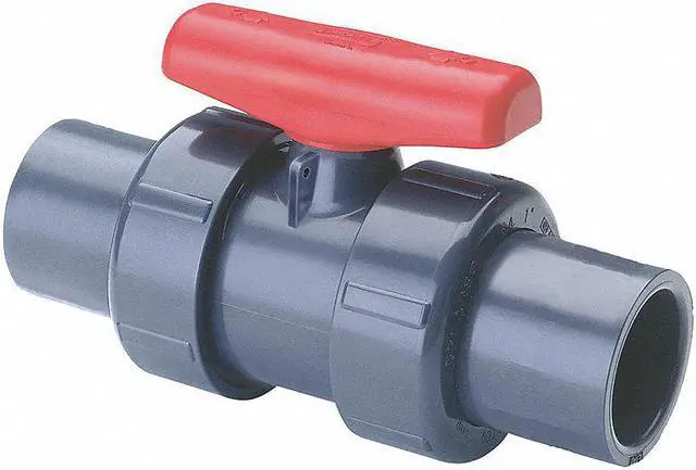 Main image of SPEARS 3622R-015 1-1/2" Socket PVC Ball Valve Inline