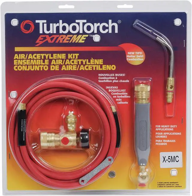 Alt view image 2 of 3 - TURBOTORCH 0386-0384 Torch Kit, X-5MC Series, Acetylene, CGA-200, A-5