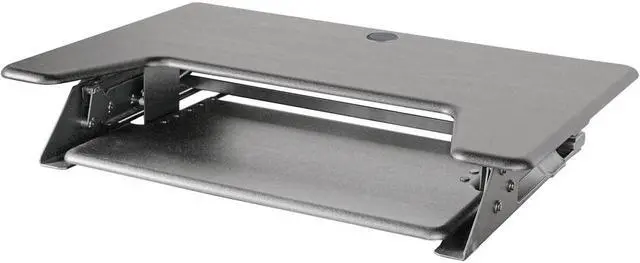 Alt view image 8 of 16 - Kantek STS900 Sit To Stand Desktop Workstation, Black