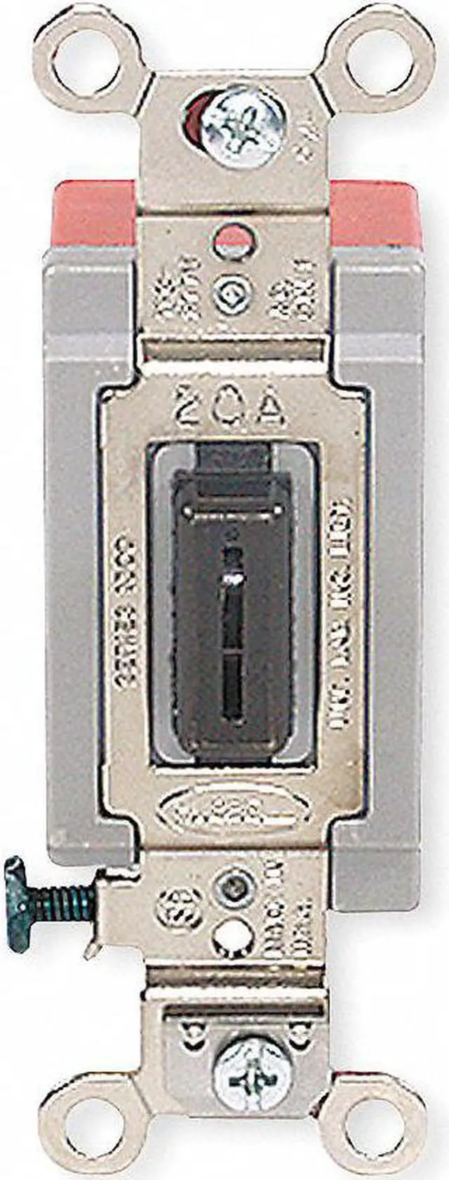Main image of HUBBELL WIRING DEVICE-KELLEMS HBL1386L Wall Swtch,2-Pol,3-Positn,Center Off,20A
