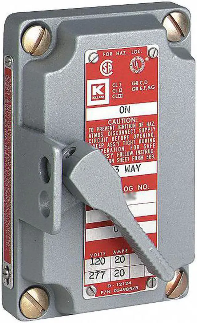 Alt view image 3 of 3 - HUBBELL KILLARK XS-2C Switch Assembly Front Cover, XS Series, 1 at 120V, 2 at