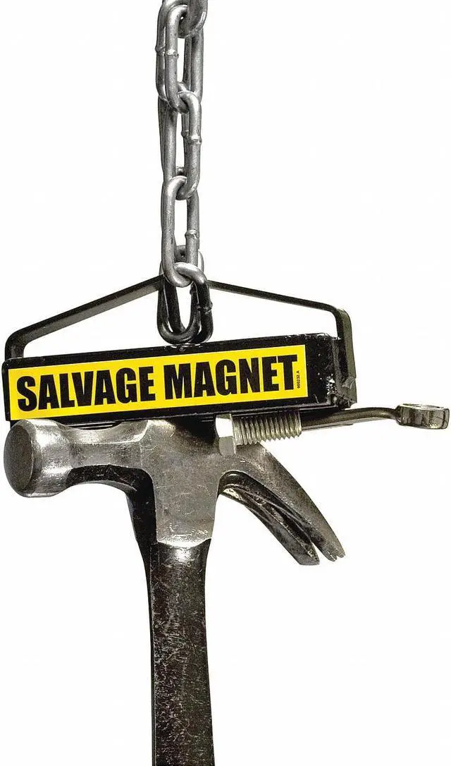 Alt view image 3 of 4 - Salvage Magnet, 50 Lb Cap, 6 In Long