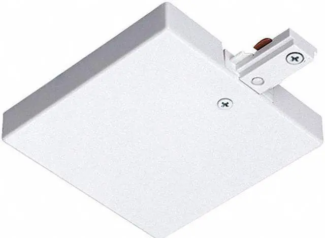 Main image of Juno Lighting Group - Juno Trac-Lites T-Bar End Feed, White  R36 WH